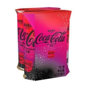 Coca-Cola 可口可乐 星河漫步 限量版 无糖 可口可乐 Coca-Cola 零度 Zero 汽水 碳酸饮料 330ml*4罐 整箱装 可口可乐出品