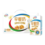 88VIP：伊利 核桃早餐牛奶250ml*24盒+纽麦福 全脂纯牛奶 1L/盒*3件