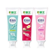 88VIP：LION 狮王 花语白离子美白牙膏140g*3支 赠樱花杯
