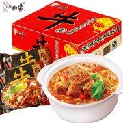 京东极速版：白象 红烧牛肉面 24袋