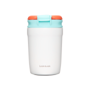 PLUS会员：乐扣乐扣（LOCK&LOCK）明星同款小咖啡手持杯学生商务保温杯  320ML LHC4290YRED