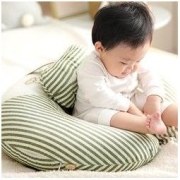 L-LIANG 良良 11701021001 孕妇护腰哺乳枕 竹碳U形款 苔绿色