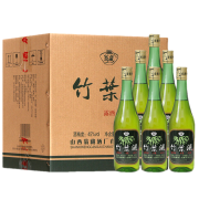 京东极速版：翁藏山西竹叶青酒45度 475mL*6瓶