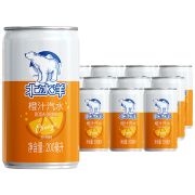 PLUS会员：北冰洋 橙汁汽水 200ml*12听