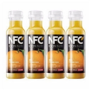 NONGFU SPRING 农夫山泉 NFC果汁（冷藏型）100%鲜榨橙汁 300ml*4瓶