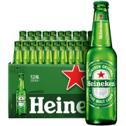 PLUS会员：Heineken 喜力 啤酒 瓶装 500ml*12瓶整箱
