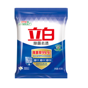 立白 超洁清新无磷洗衣粉 去污渍清香型 408g*2袋