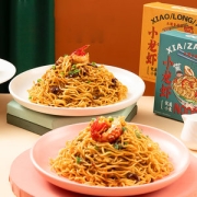 三通 小龙虾拌面+蟹黄干拌面 4盒装
