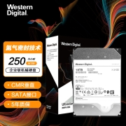 西部数据(Western Digital) 18TB 企业级硬盘 HC550 SATA6Gb/s 7200转512M 氦气密封 （WUH721818ALE6L4）
