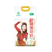 十月稻田新疆雪花粉饺子包子馒头粉5斤装白面粉2.5kg家用面包粉