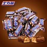 聚划算百亿补贴: 士力架 花生夹心巧克力 10支 200g