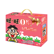 旺旺 O泡果奶味饮料 草莓味 礼盒装125ml*20包*5件