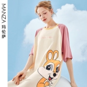 芬腾玛伦萨 女款 100%纯棉睡裙 家居服