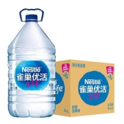 Nestlé Pure Life 雀巢优活 饮用水 5L*4瓶 整箱装+凑单
