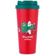 LOCK&LOCK 乐扣乐扣 LHC3249RED-XM 保温杯 圣诞款 550ml 红色
