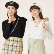 针织弹力！A21 女士合体V领T恤衫