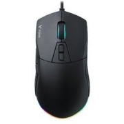 RAPOO 雷柏 V360 有线鼠标 6200DPI RGB 黑色