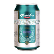 tianhu 天湖 啤酒精酿小麦原浆白啤酒 330ml*24听