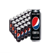 京东极速版:百事可乐无糖 碳酸汽水饮料330*24罐