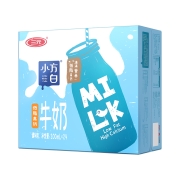 1号10点、88VIP：三元 小方白 低脂高钙牛奶200ml*24盒/箱*2件+凑单
