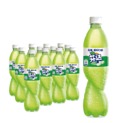 Fanta 芬达 无糖零卡 苹果味汽水 500/600ml*12瓶*3件