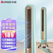 志高（CHIGO）电风扇塔扇家用 卧室客厅办公室用大风量节能摇头无叶风扇YG6R