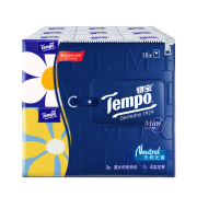 Tempo 得宝 Mini系列 手帕纸 4层5张18包（210*210mm）+湿厕纸