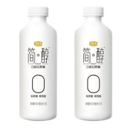 君乐宝 简醇酸奶 原味0蔗糖/慢酿炭烧 760g*2桶