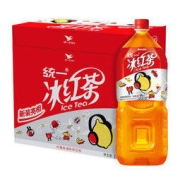 Uni-President 统一 冰红茶（柠檬味红茶饮料） 2L*6瓶 整箱装 新旧包装交替发货