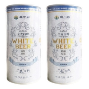 青岛鹿小农 精酿原浆白啤酒 1L*2桶