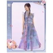 Meters bonwe 美特斯邦威 白蛇传 雪纺连衣裙 88243378