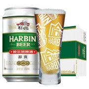 HARBIN 哈尔滨啤酒 醇爽330ml*24听 整箱装