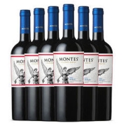 MONTES 蒙特斯 智利蒙特斯（montes）经典系列梅洛进口红酒 干红葡萄酒750ml*6整箱装