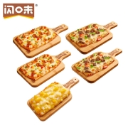 PLUS会员：闪味 手折披萨 120g（鸡肉2+牛肉2+水果1）*2