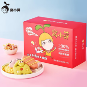 果蔬泥含量≥30%！窝小芽 儿童卡通馒头奇趣多礼盒 530g