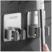 LIUIUSU 304不锈钢拖把架 2个装