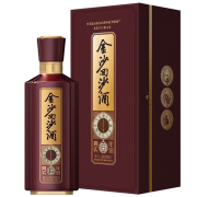 PLUS会员：JINSHA 金沙 回沙酒 真实年份6年 53%vol 酱香型白酒 500ml 单瓶装*拍2件