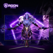 AOC AGON 48英寸 4K OLED 120Hz 0.1ms Type-C90W 原生10Bit HDMI2.1 四边微边 PS5游戏电竞显示器 AG485UD