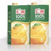 再降价：汇源 浓缩100%果汁  橙汁 1L*2盒