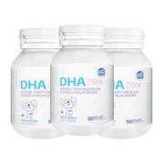 澳乐乳 3瓶装 澳乐乳 婴幼儿童藻油DHA 90粒/瓶 植物软胶囊lc
