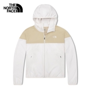 TheNorthFace北面皮肤衣女装2022春夏新款上衣出游梭织休闲衣透气防风夹克外套|4UB4 4UB4486/米色 L