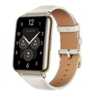 HUAWEI 华为 WATCH FIT 2 智能手表 时尚款 月光白真皮表带