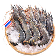 京东生鲜 冻黑虎虾 400g 16-20只*3件