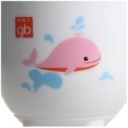gb 好孩子 J80074 儿童双层隔热不锈钢杯 200ml 粉白