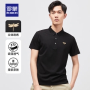 罗蒙 男士 商务休闲polo衫