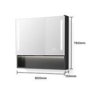 Midea 美的 YSJ80A-DU1A 小仙境 智能浴室镜柜
