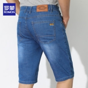 罗蒙2022夏季牛仔短裤男5五分裤休闲薄款男青年七分中裤子  潮