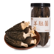云南特产 菌益 云南野生羊肚菌干 50g 泡发后相当于500g鲜羊肚菌