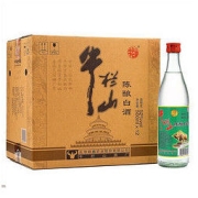 Niulanshan 牛栏山 【旗舰店】牛栏山二锅头陈酿白牛二52度 500ml*12瓶装 酒水整箱