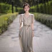 PLUS会员：夏娃的色彩 女士天丝连衣裙